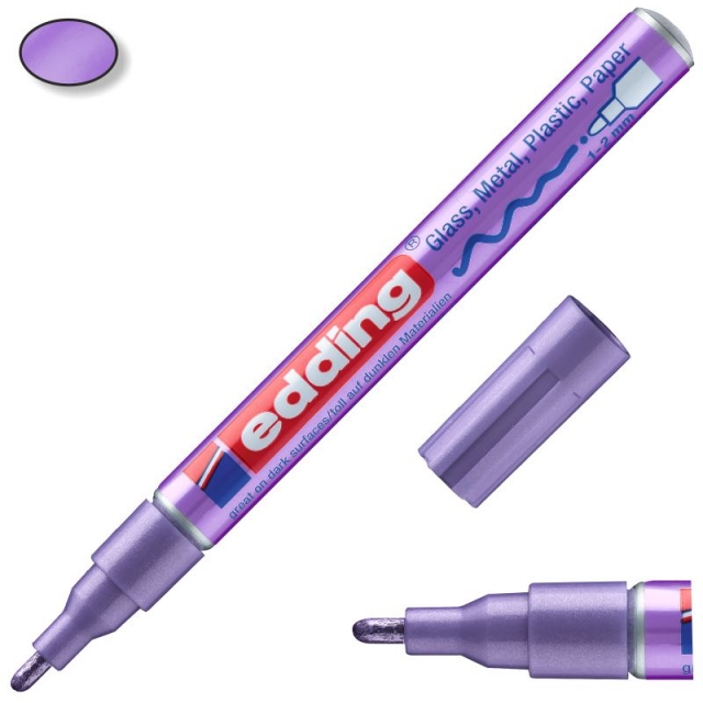 Comprar Rotulador Permanente Edding 751-078 Violeta Metalizado