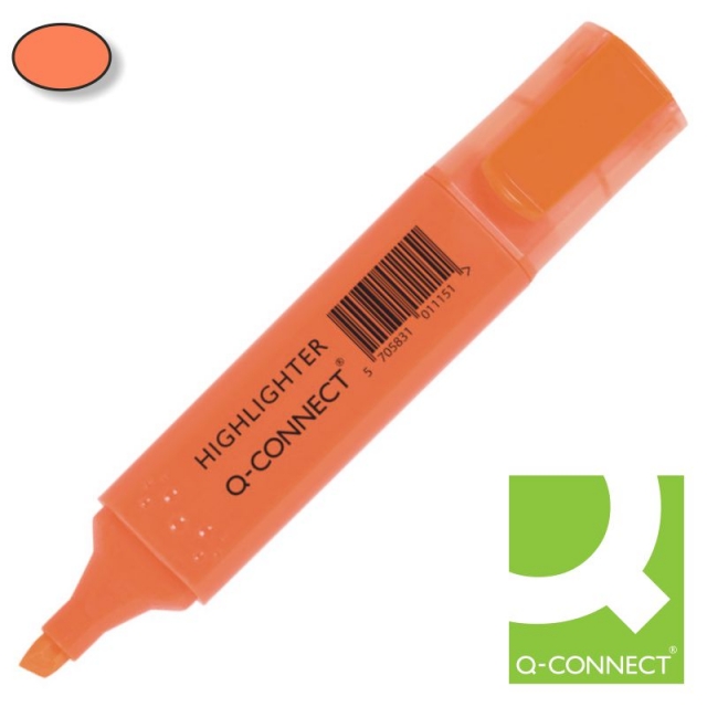 Comprar Rotulador Fluorescente económico Q-connect Naranja KF01115