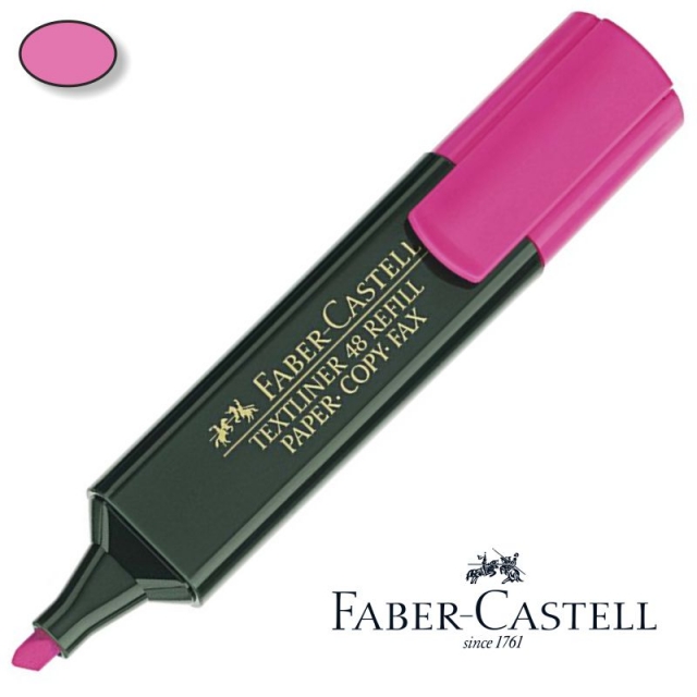 Comprar Rotulador Fluorescente Faber-Castell Textliner 48 Rosa