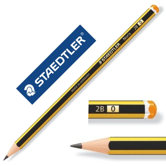 lápices staedtler noris número 0, dureza 2b
