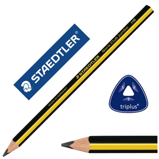 Lápices Staedtler Noris Club Jumbo triangular aprendizaje