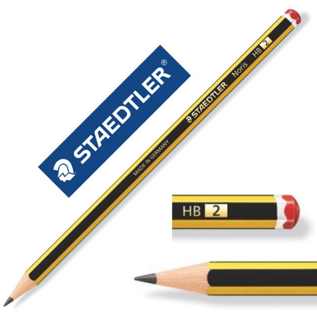 Staedtler - Lapices de grafito noris n.2 hb unidad (12 unidades) :  : Oficina y papelería