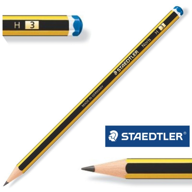 Comprar Lpices Staedtler nmero 3, Dureza H mina Dura 120-3