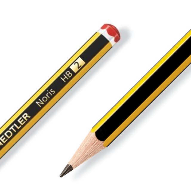 lpiz staedtler noris hb 120 negro amarillo