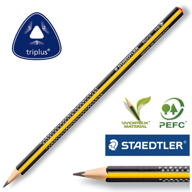 Comprar Staedtler 183-HB, Lpiz Noris Eco triplus slim triangular