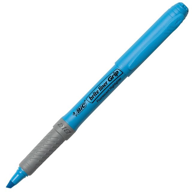 Comprar Marcador Fluor Bic Brite Liner Grip Azul
