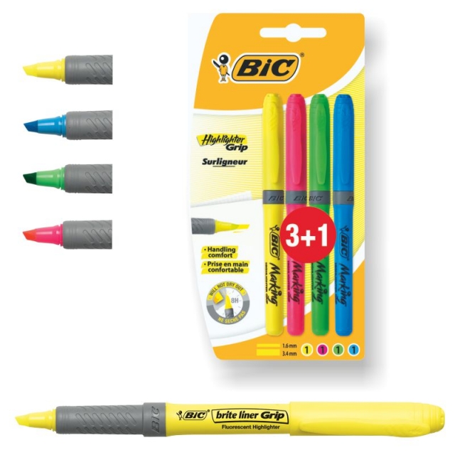 Comprar Fluorescentes Bic Marking Higlither Bic Marking 3+1 gratis