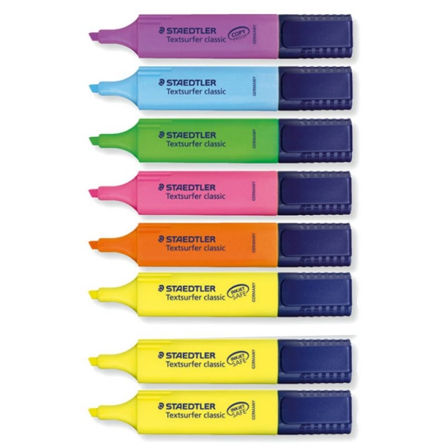 marcadores fluor neon staedtler 6 mas 2