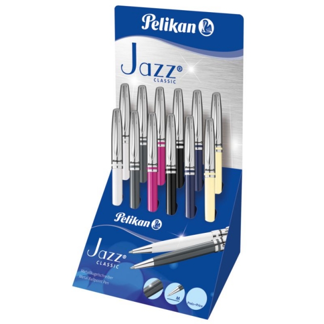 pelikan, bolgrafo classic jazz marfil crema