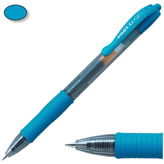 Comprar Pilot G2 azul claro Cyan celeste