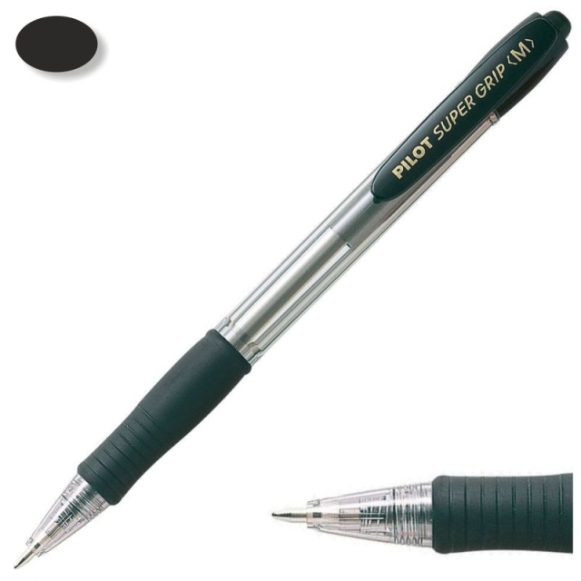 Comprar Bolígrafo Pilot SuperGrip negro, Super Grip