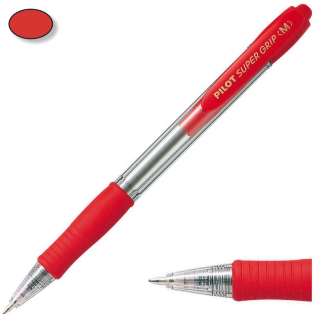 Comprar Pilot SuperGrip Rojo, Bolígrafo Super Grip