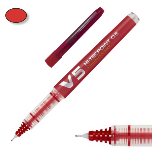 Comprar Pilot V5 Recargable Rojo