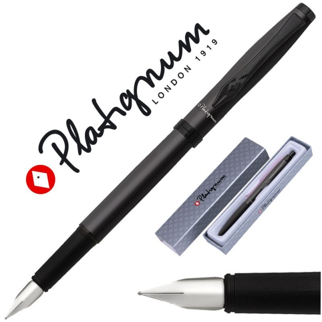 Comprar Platignum Vibe black, pluma estilogrfica Negro mate