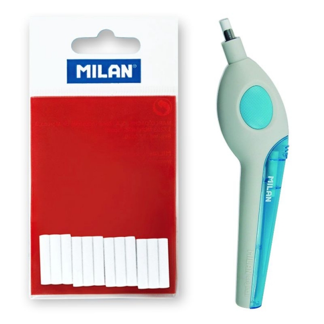 repuesto de gomas para borrador eléctrico milan