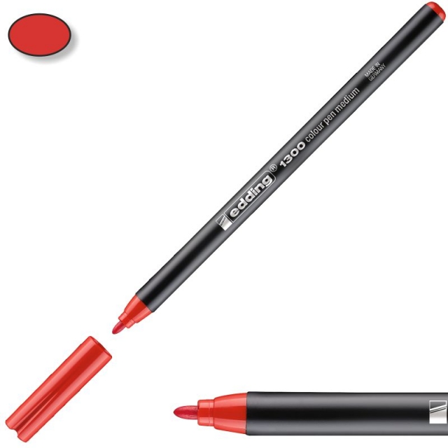 Comprar Rotulador Edding 1300-002 punta fibra Rojo