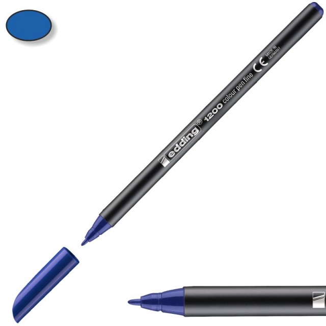 Comprar Rotulador Fibra Edding 1200-003 Azul
