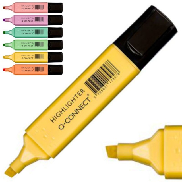 Comprar Marcador fluorescente pastel Q-Connect econmico