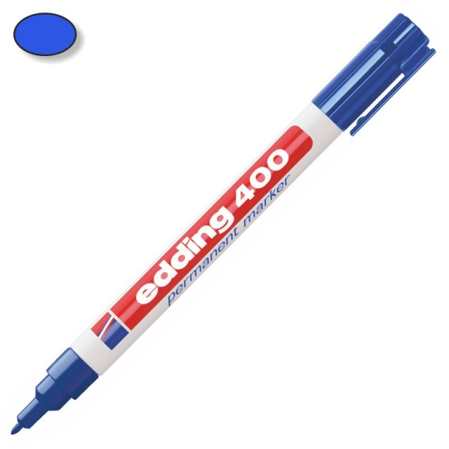 Comprar Rotulador Permanente Edding 400 Azul punta Fina