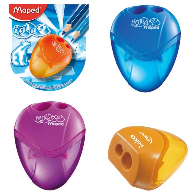 Comprar Sacapuntas Maped Igloo doble con cajita