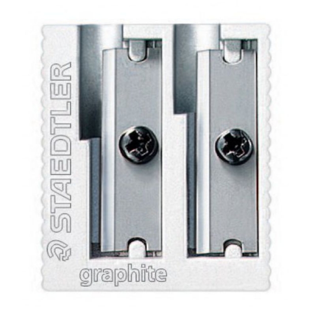 sacapuntas staedtler doble 51020 aluminio