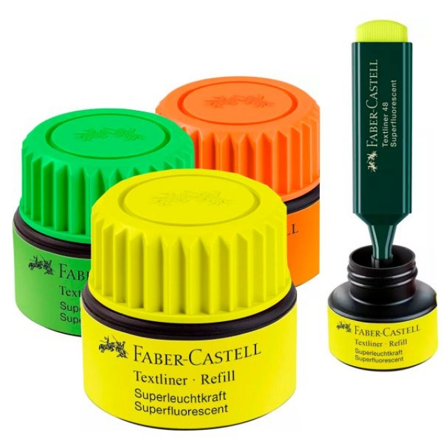 Comprar Faber-Castel 1549, botella tinta fluorescentes neón amarillo