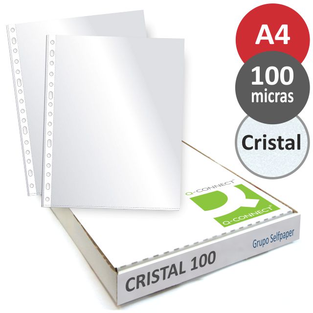 Pack 25 Fundas Multitaladro A4 Frost Transparente · Frost · El