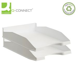 Bandejas de plástico oficina, gavetas color blanco