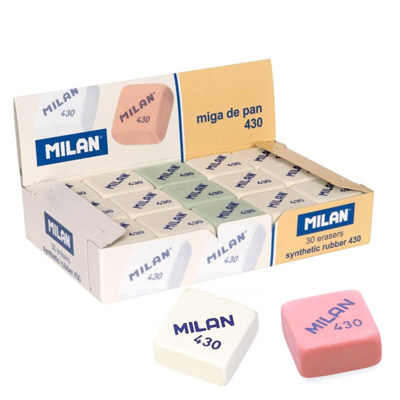 Comprar Cajas de gomas de borrar Milan 430, precio unitario