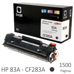 Toner compatible con HP 83A - CF283A 1500 páginas