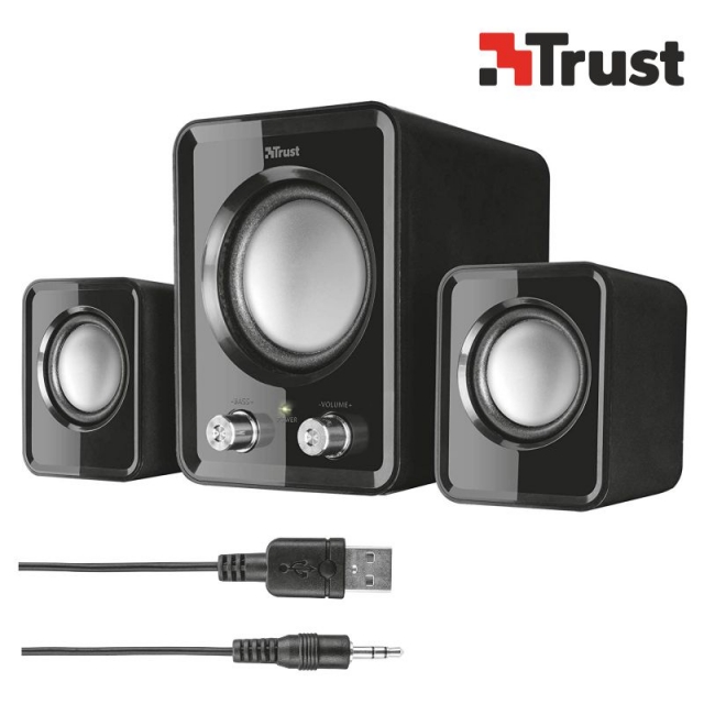 Comprar Trust Ziva altavoces pc 2.1 USB 12W Peak 6W RMS