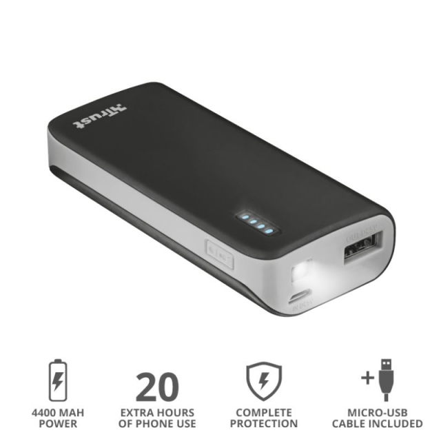 bateria portatil para movil powerbank trust 21224