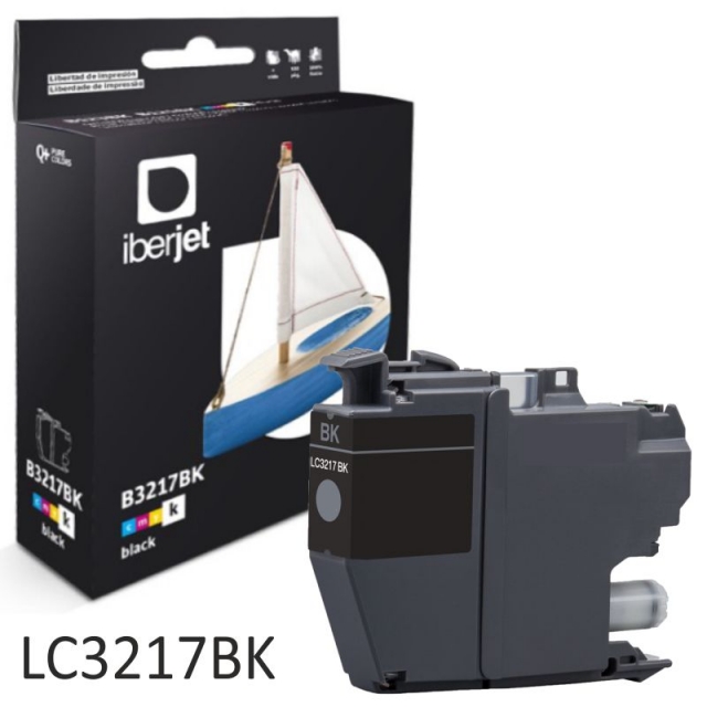 Comprar Cartucho compatible Brother LC3217BK Negro alta capacidad