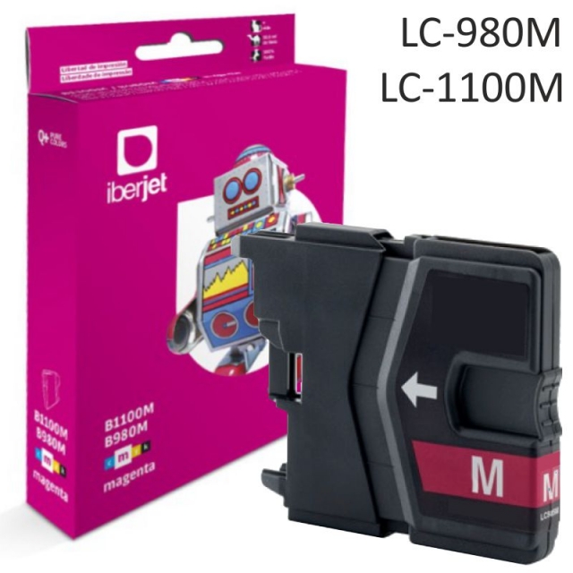 Comprar Brother LC980M LC1100M compatible cartucho tinta Magenta