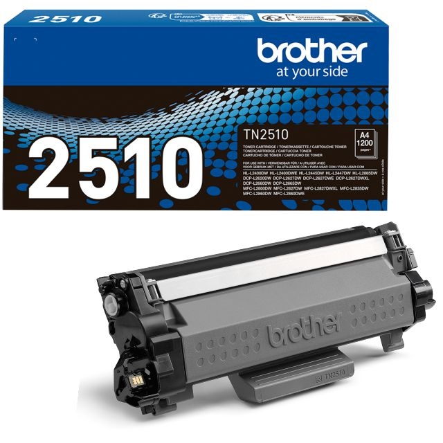 Comprar Toner Brother TN2510 MFC2860dwe L2627dwe L2400dwe Negro