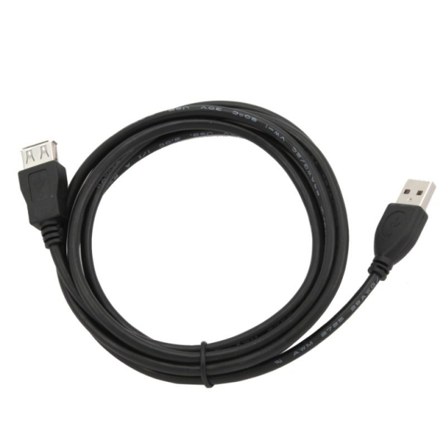 cable prolongador usb 2.0, alargador 1,8 mts.