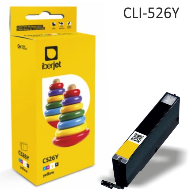 Comprar Canon CLI-526Y Amarillo, cartucho compatible