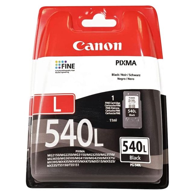 Comprar Cartucho tinta Canon PG-540L original negro MG2150 2250