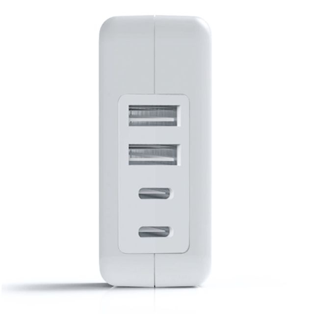 cargador usb c usb a 4 tomas smartphone