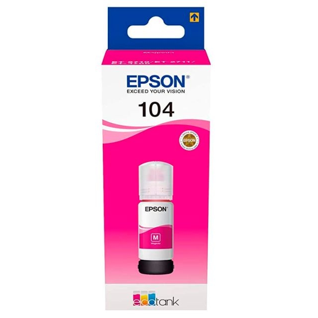 Comprar Cartucho de tinta Epson 104 Ecotank color magenta