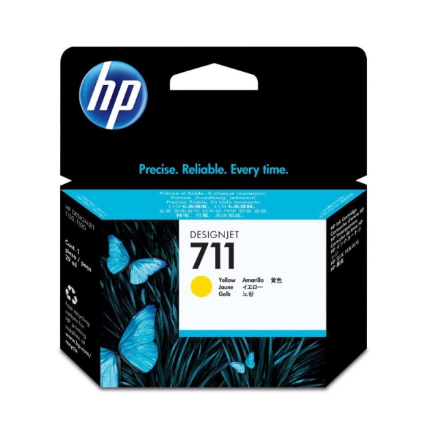 Comprar Cartucho de tinta HP 711 Amarillo, 29 ml, Designjet T120