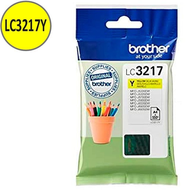 Comprar Original Brother LC3217Y amarillo, Cartucho de tinta