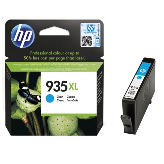 Comprar HP 935 XL Cyan, Cartucho de tinta color cian azul