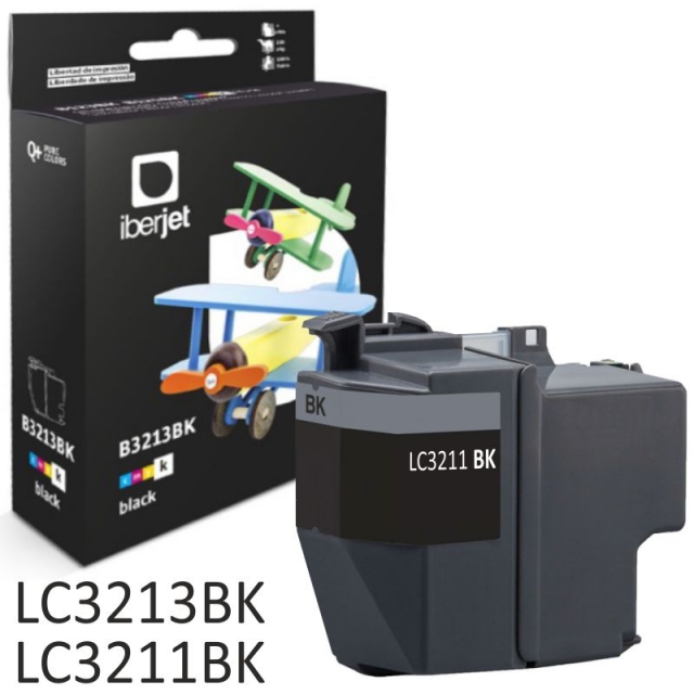 Comprar Cartucho de tinta Brother LC3213BK compatible LC3211