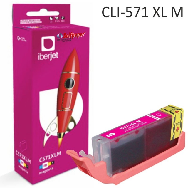 Comprar Cartucho tinta Compatible Canon CLI571XLM Magenta