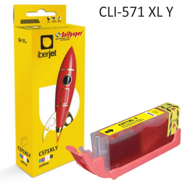 Comprar Cartucho de tinta compatible Canon CLI571XLY color Amarillo