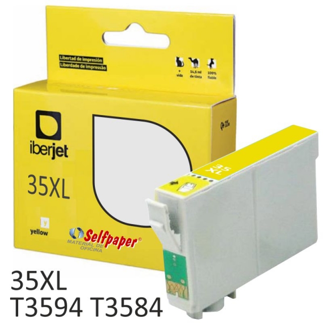Comprar Tinta compatible Epson T3594, T3584 35XL amarillo 1900 pgs.