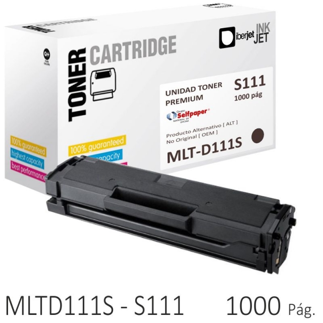 Comprar Toner compatible Samsung MLT-D111, S111, 1000 págs.