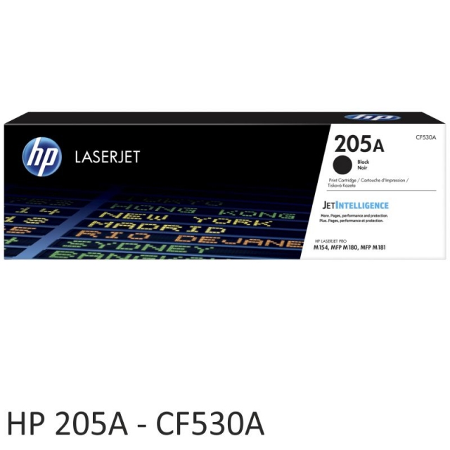 Comprar Tóner HP CF530A, 205A negro 11100 páginas
