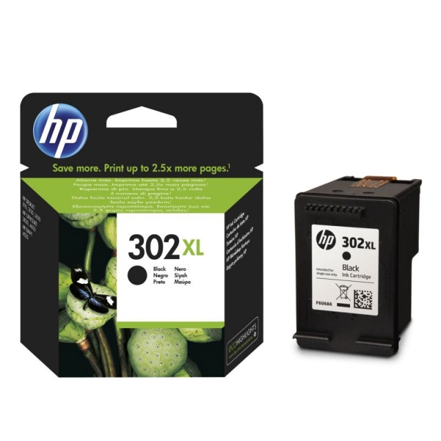 Comprar Cartucho original HP 302XL Deskjet Officejet F6U68AE